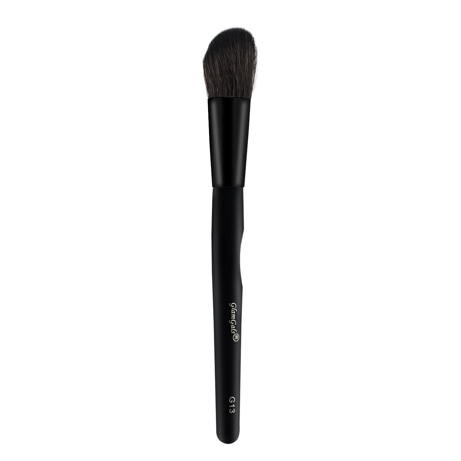 Glamgals Hollywood-U.S.A Black Large Angled Cotouring Brush - Distacart