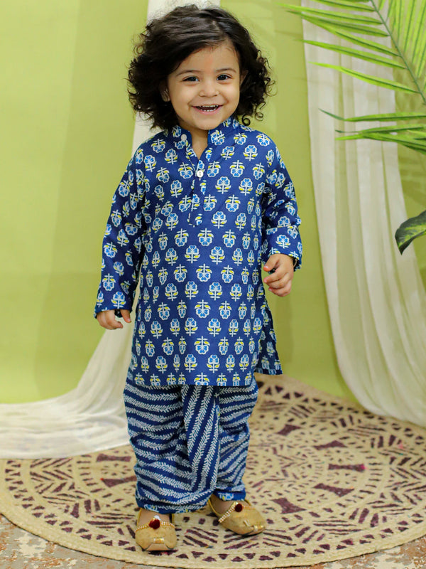 Buy NOZ2TOZ Kids Infant Full Sleeve Pure Cotton Dhoti Kurta for