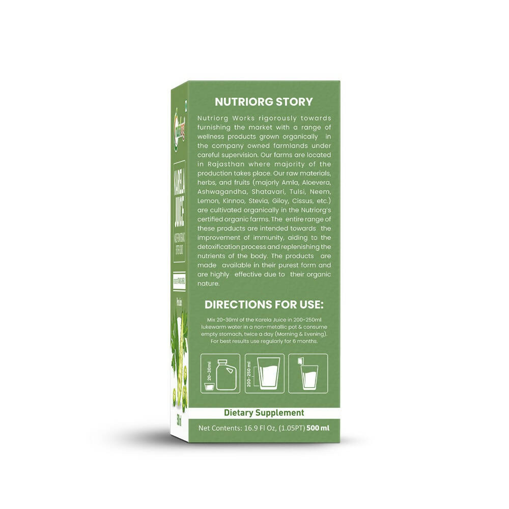 Nutriorg Karela Juice - Distacart