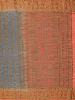 Thumbnail for Mimosa Women's Patola Art Silk Grey Saree - Distacart