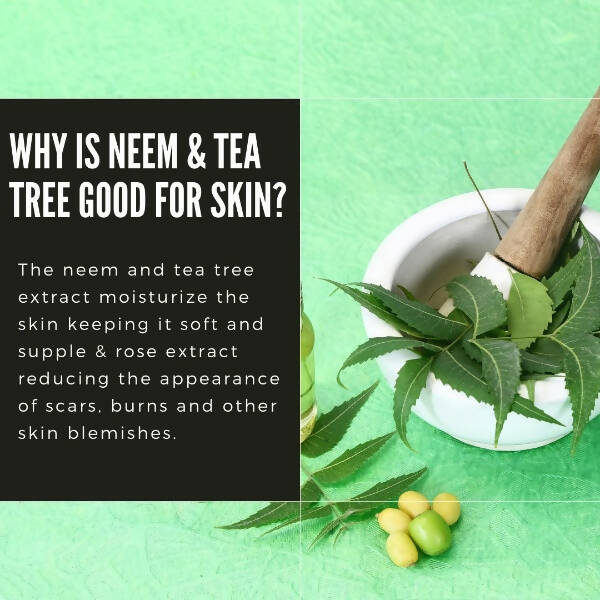 Organicos Neem & Tea Tree Face Cleanser - Distacart