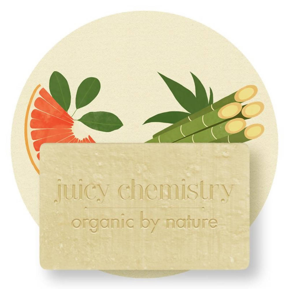 Juicy Chemistry Sugarcane & Grapefruit Organic Aha Rich Soap - Distacart