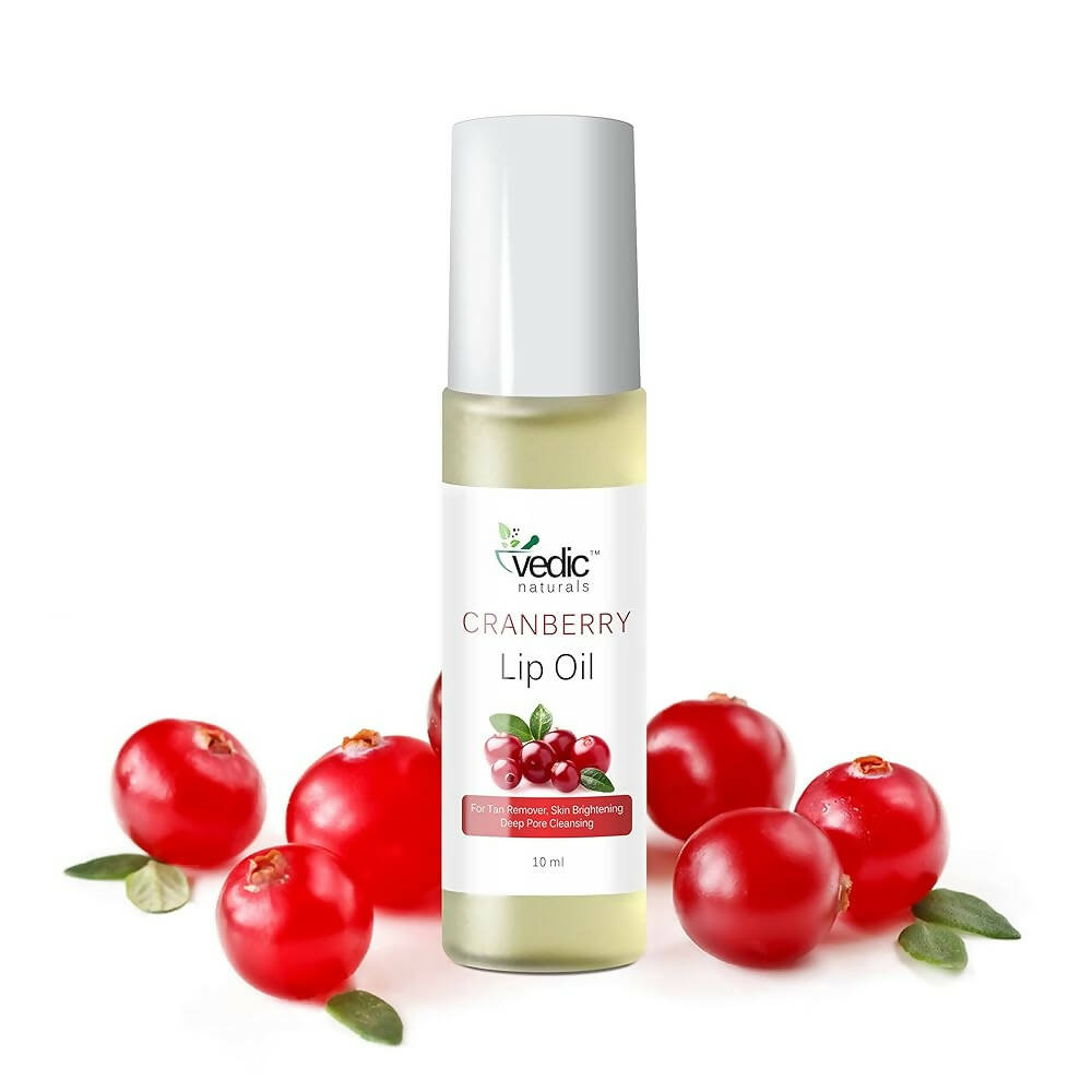 Vedic Naturals Cranberry Lip Oil - Distacart