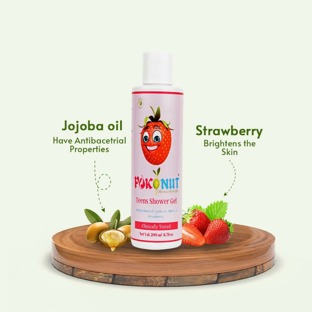 Pokonut Herbal Teen Shower Gel - Distacart