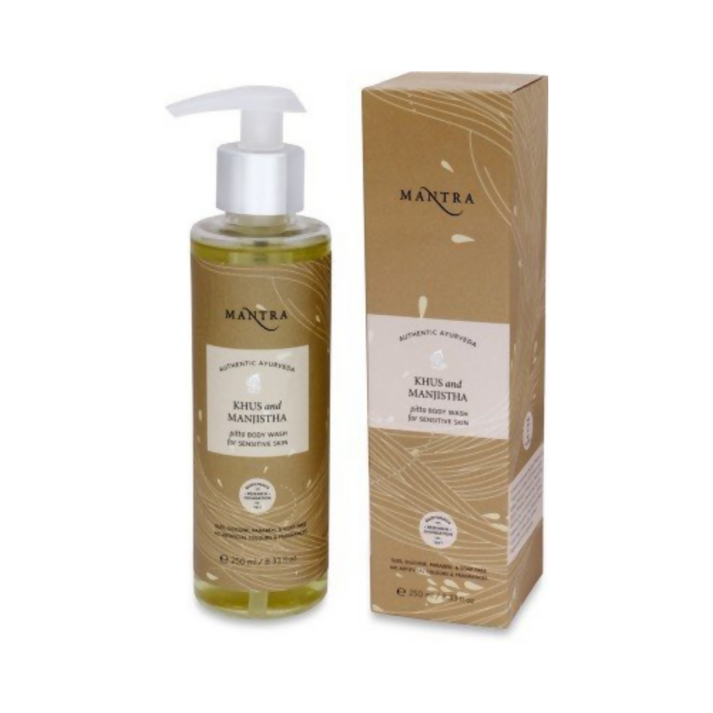 Mantra Herbal Khus and Manjistha Pitta Body Wash For Sensitive Skin - Distacart