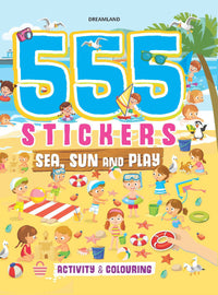 Thumbnail for Dreamland 555 Stickers, Sea, Sun and Play Activity & Colouring Book : Children Interactive & Activity Book - Distacart