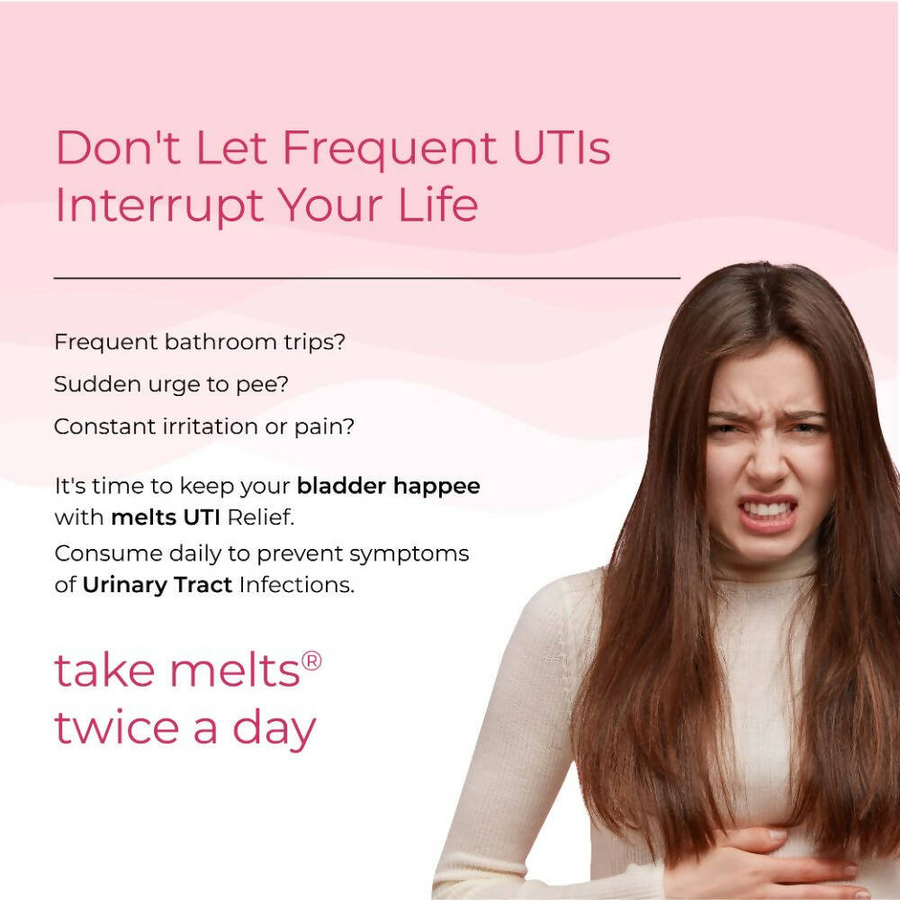 Wellbeing Nutrition Melts UTI Relief Oral Strips-Cranberry Fusion Flavor - Distacart