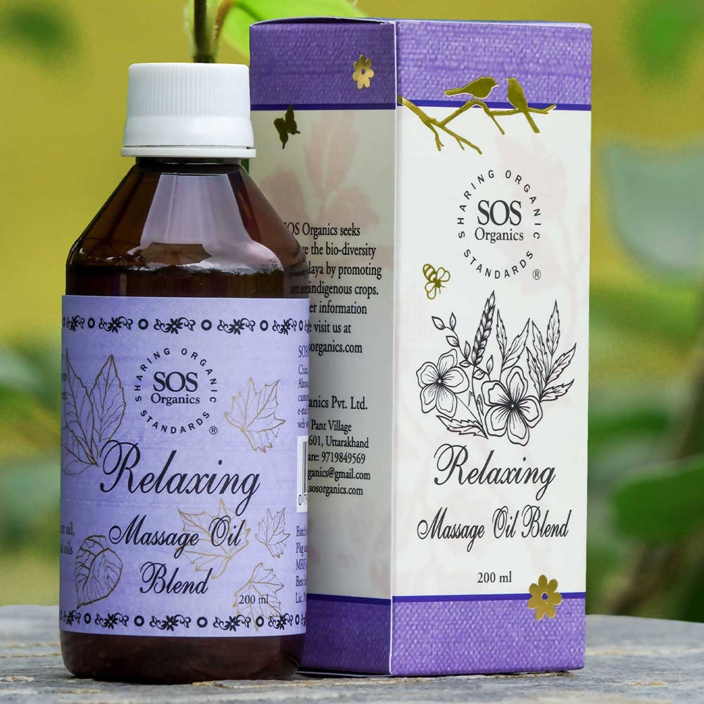 SOS Organics Relaxing Massage Oil Blend - Distacart