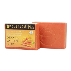 Soulflower Orange Carrot Soap - Distacart