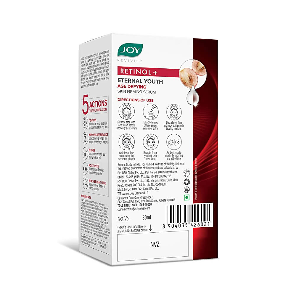 Joy Revivify Retinol+ Skin Firming Serum - Distacart