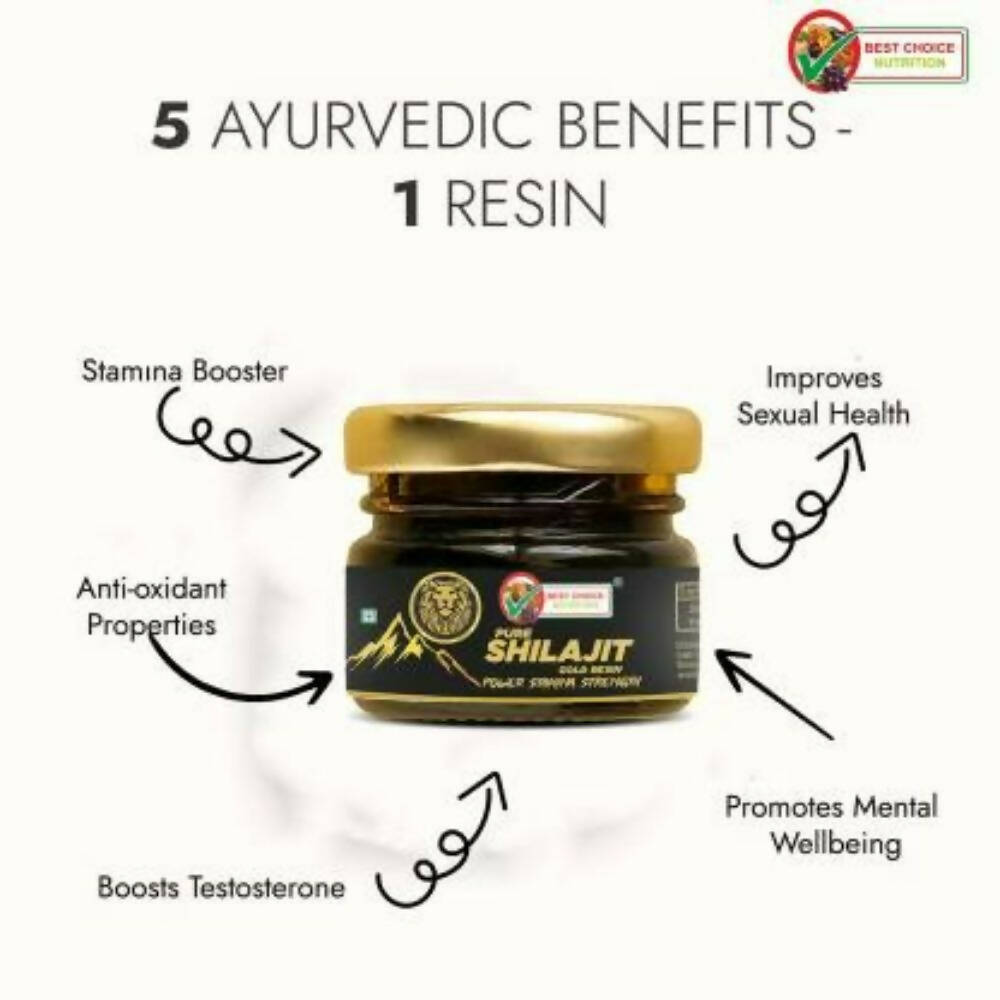 Best Choice Nutrition Pure Sj Gold Resin - Distacart