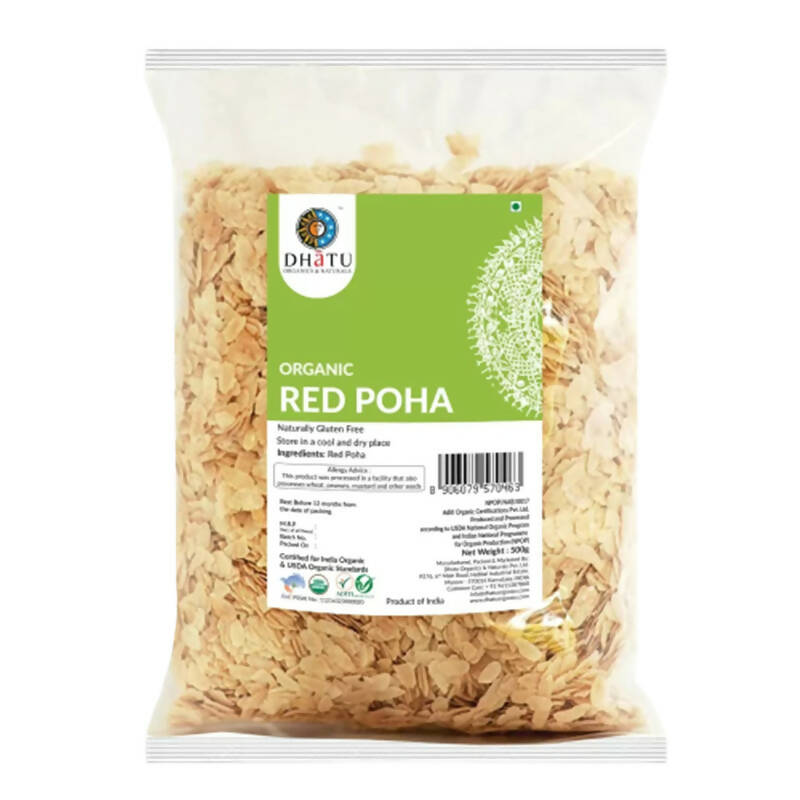 Dhatu Organics & Naturals Red Poha - Distacart