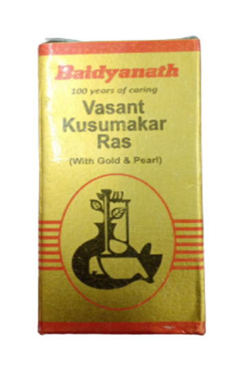 Baidyanath Basant / Vasant Kusumakar Ras with Gold and Pearl - Distacart