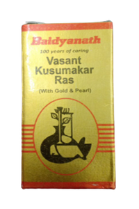 Thumbnail for Baidyanath Basant / Vasant Kusumakar Ras with Gold and Pearl - Distacart