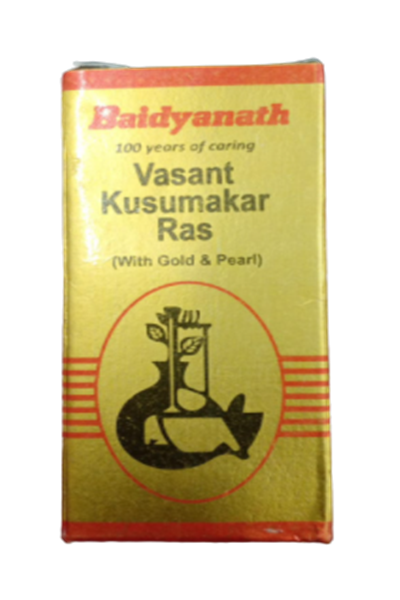 Baidyanath Basant / Vasant Kusumakar Ras with Gold and Pearl - Distacart