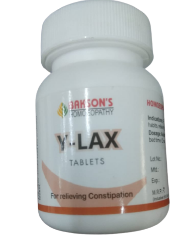 Bakson's Homeopathy Y-Lax Tablet