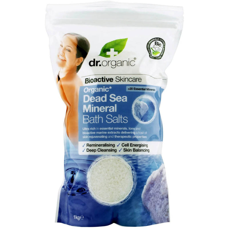 Dr.Organic Dead Sea Mineral Bath Salt - Distacart