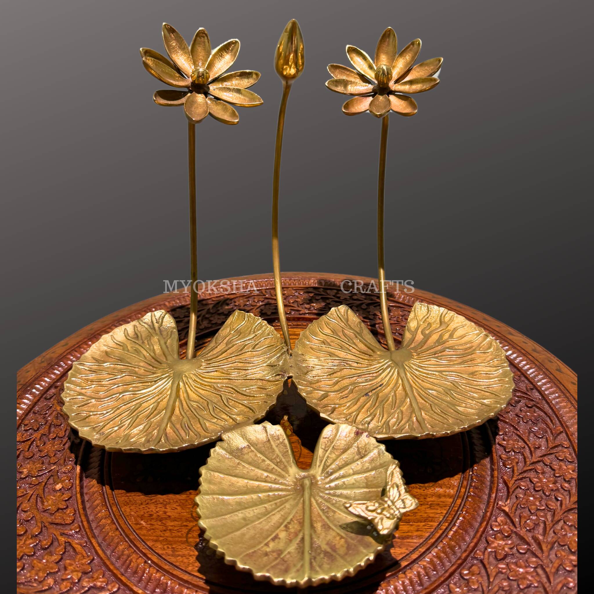 Brass Flower for Décor - Distacart