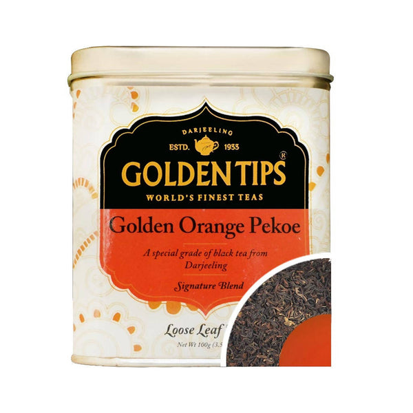 Golden Tips Golden Orange Pekoe Tea - Tin Can - Distacart