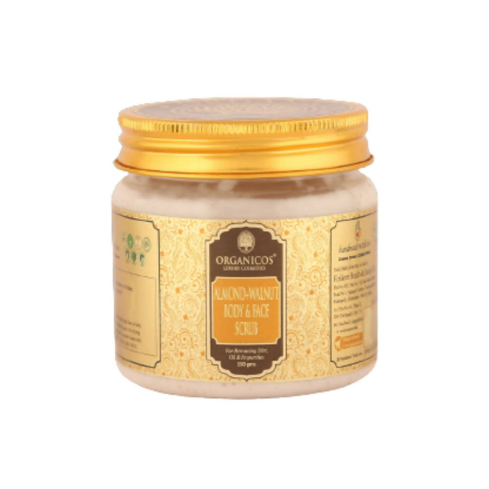 Organicos Almond+Walnut Face & Body Scrub - Distacart