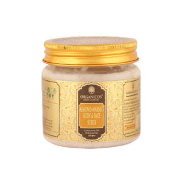 Organicos Almond+Walnut Face & Body Scrub - Distacart