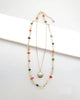 Bling Accessories Uncut Natural Stone Chips Necklace