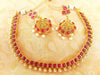 Red Trendy Necklace Set