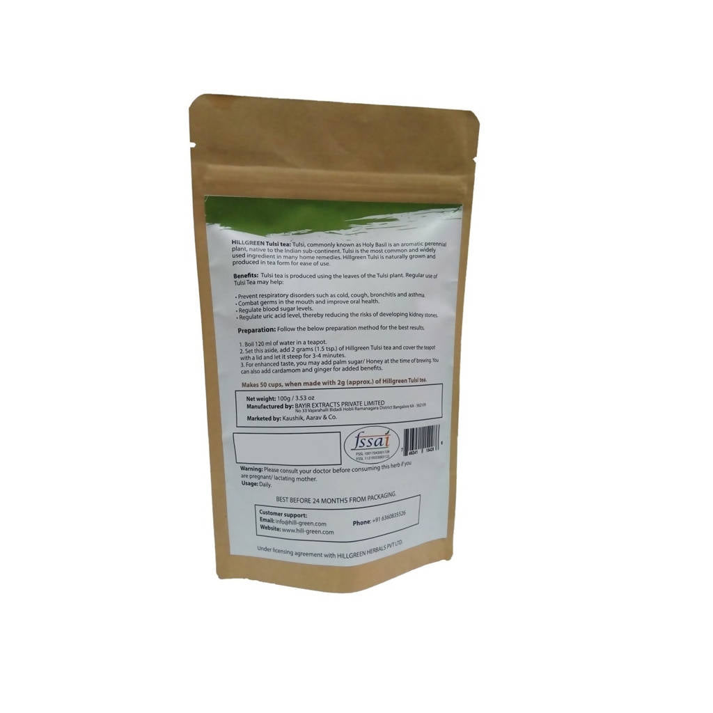 Hillgreen Natural Tulsi Tea - Distacart