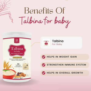 Al Masnoon Talbina For Baby with Almonds & Dates 6 to 24 Months - Distacart