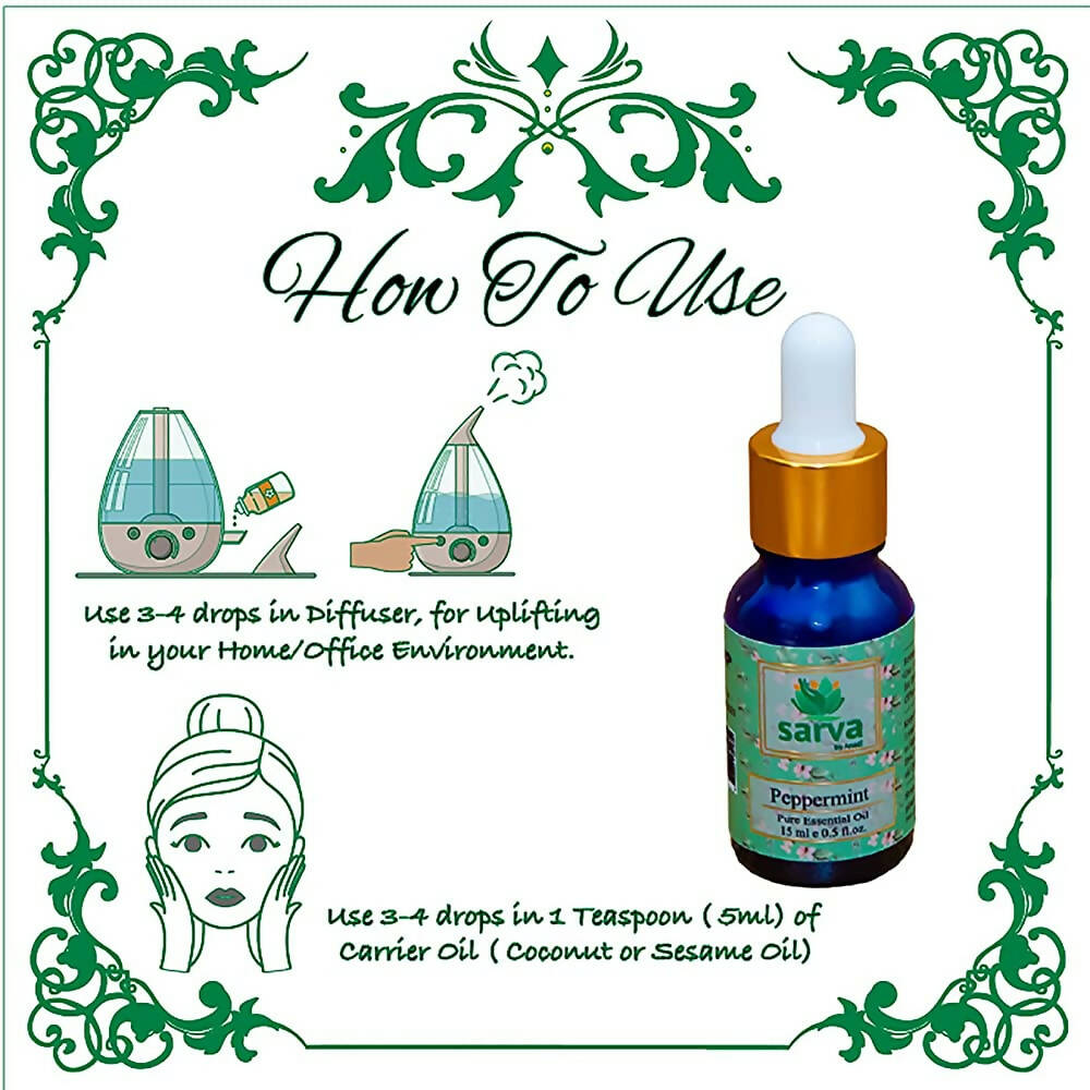 Sarva by Anadi Peppermint Pure Essential Oil - Distacart