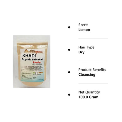 Khadi Omorose Organic Shikakai Powder - Distacart