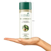 Thumbnail for Biotique Advanced Ayurveda Bio Avocado Stress Relief Body Massage Oil