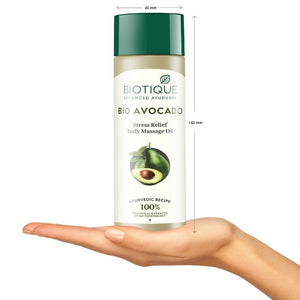 Biotique Advanced Ayurveda Bio Avocado Stress Relief Body Massage Oil