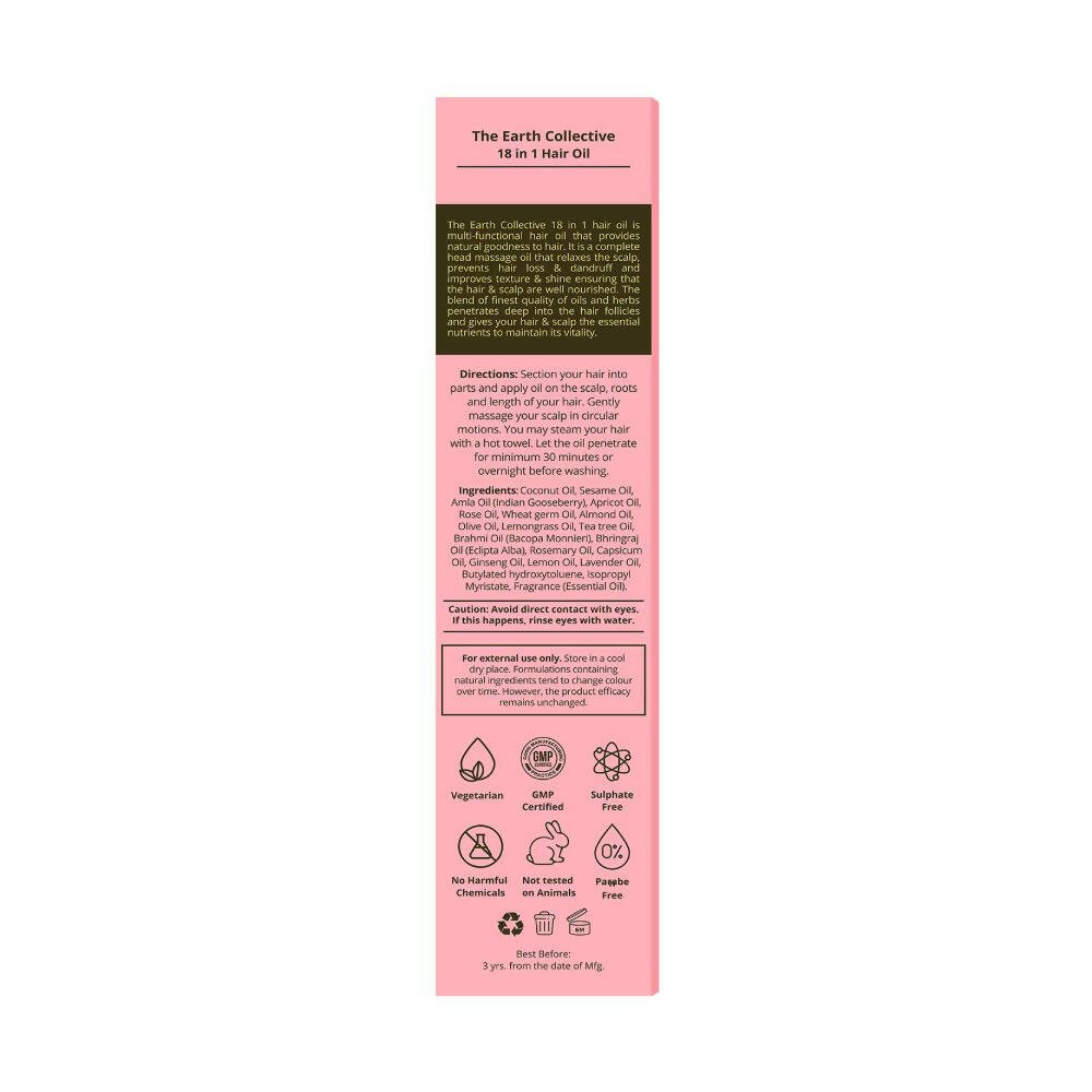 The Earth Collective 18 In 1 Hair Oil - Distacart