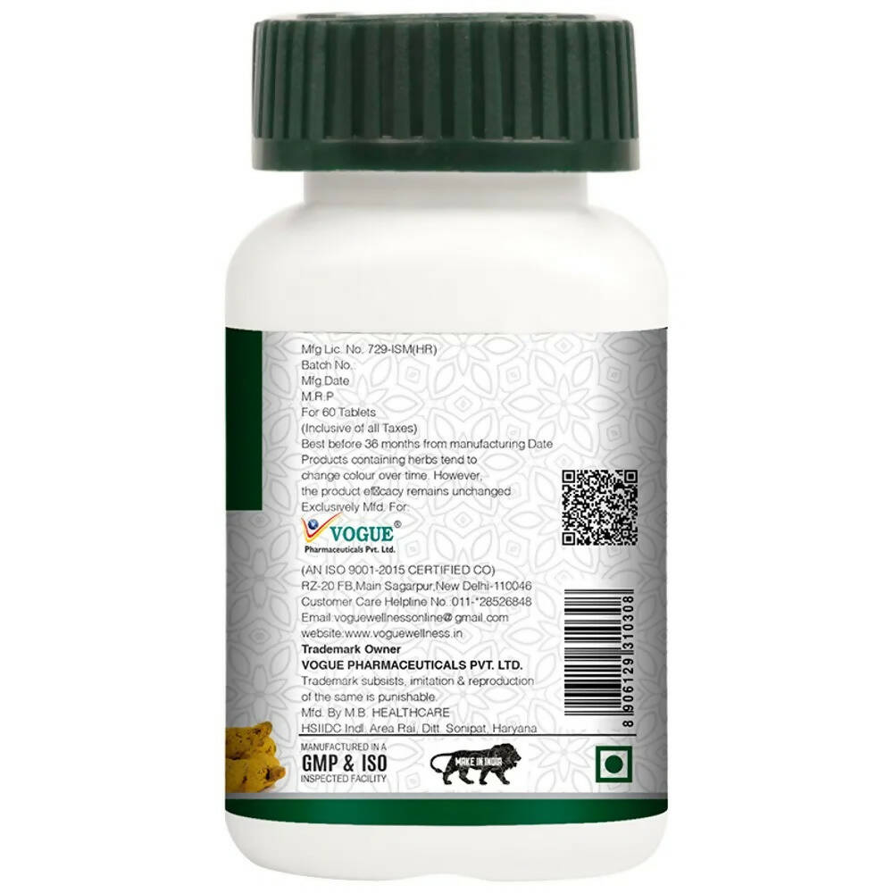 Vogue Wellness Haldi Tablets - Distacart