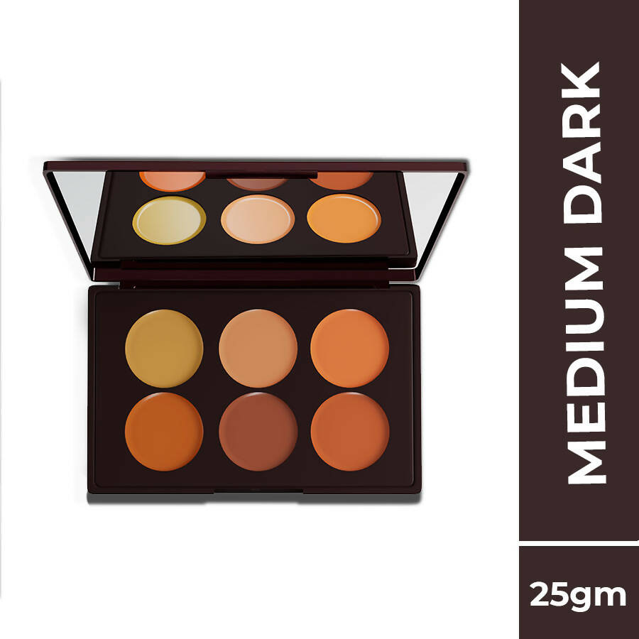 Colorbar 24Hrs Wear Concealer Palette Medium-Deep - Distacart