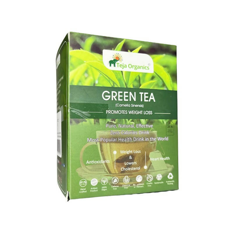 Teja Organics Green Tea Bags - Distacart