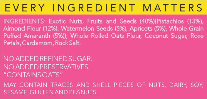 Thenibblebox Rose & Pistachio Almond flour Superfood Porridge Instant Breakfast Mix - Distacart