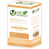 Thumbnail for MR Ayurveda Sandalwood Face Pack Powder - Distacart