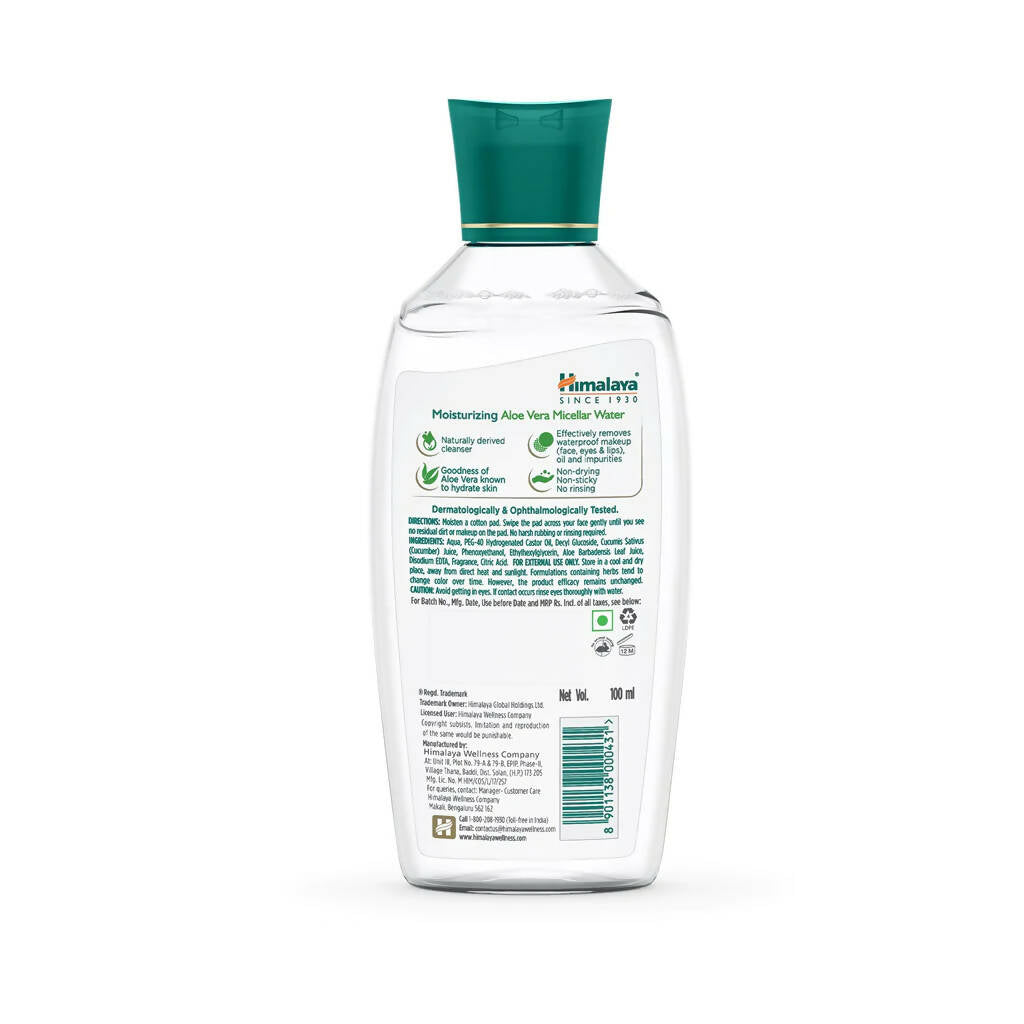 Himalaya Herbals Moisturizing Aloe Vera Micellar Water - Distacart