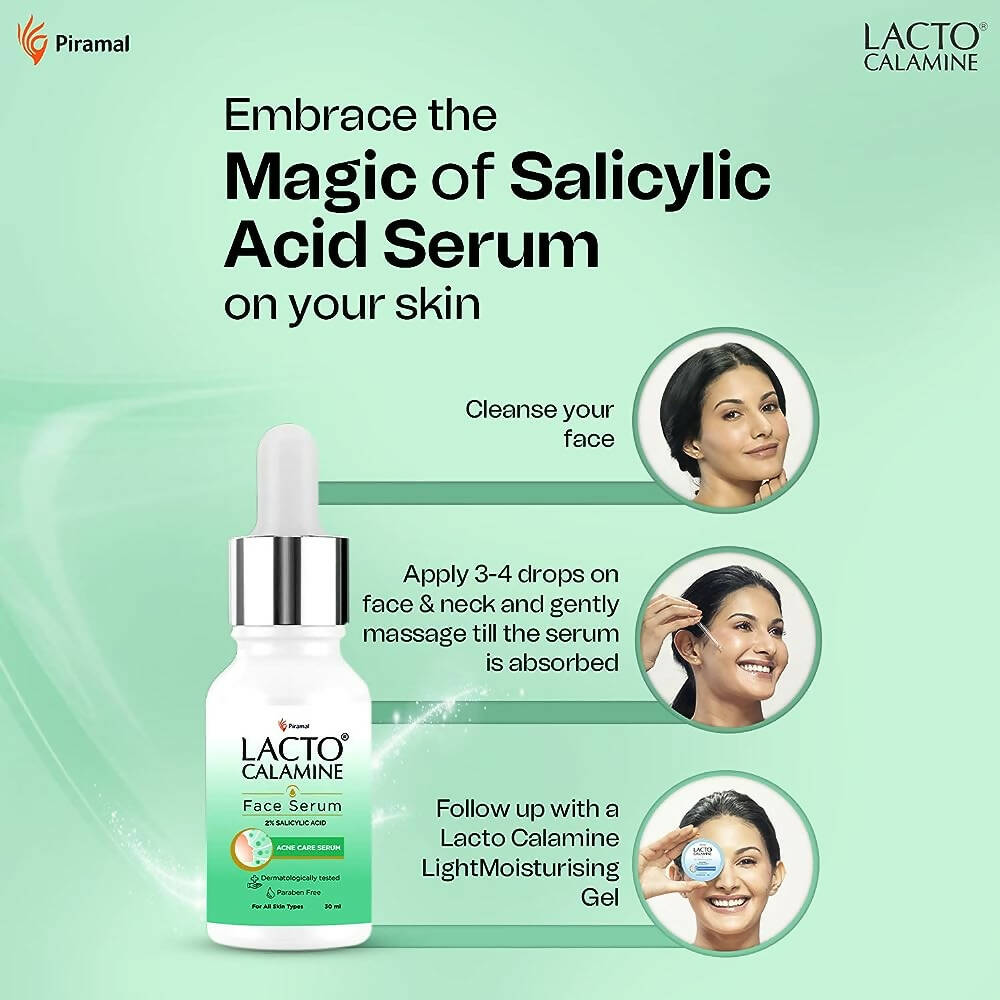 Lacto Calamine 2% Salicylic Acid Face Serum - Distacart