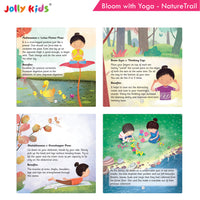 Thumbnail for Jolly Kids Bloom With Yoga Books For Kids| Set of 4| Ages 3 - 7 Year| Yoga in Different Places Like Jungle, Beach, Schools, Gardens etc. - Distacart