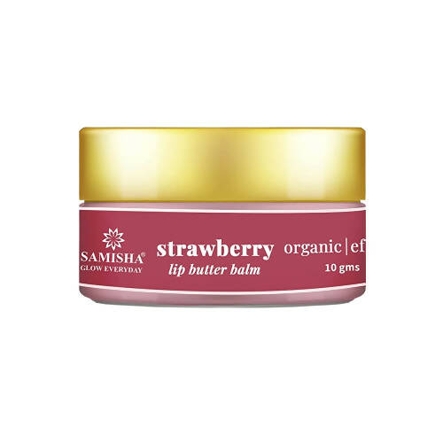 Samisha Organic Strawberry Lip Balm - Distacart