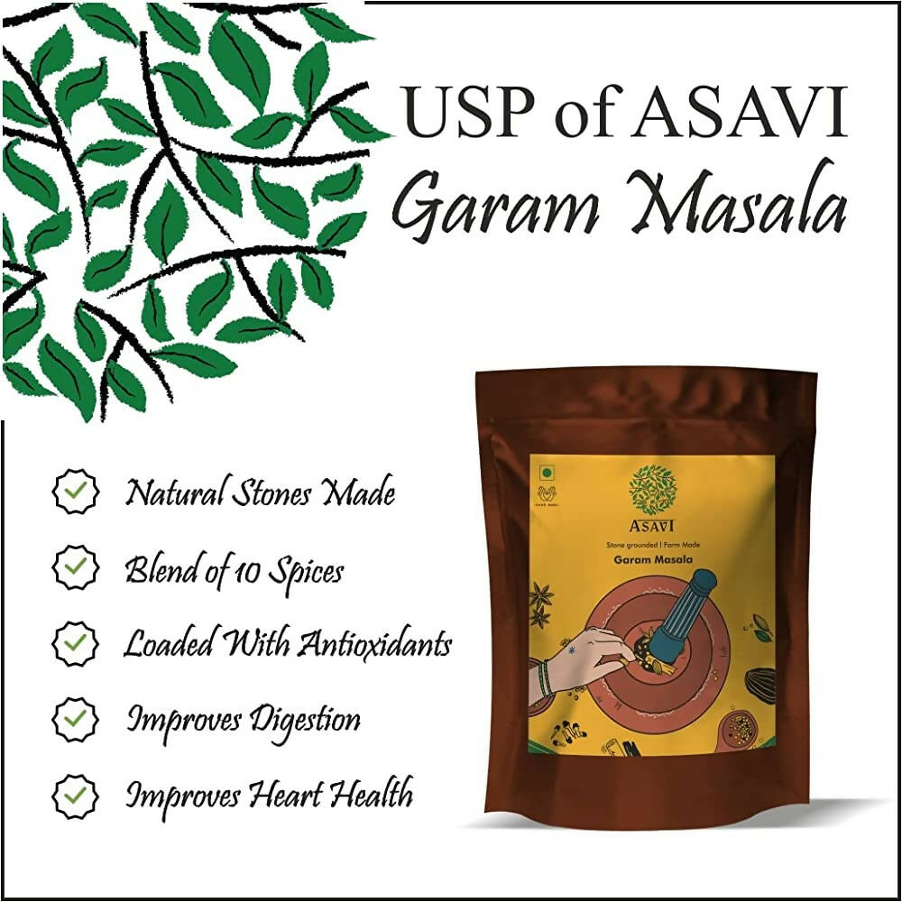Asavi Stone Grounded Garam Masala Powder - Distacart