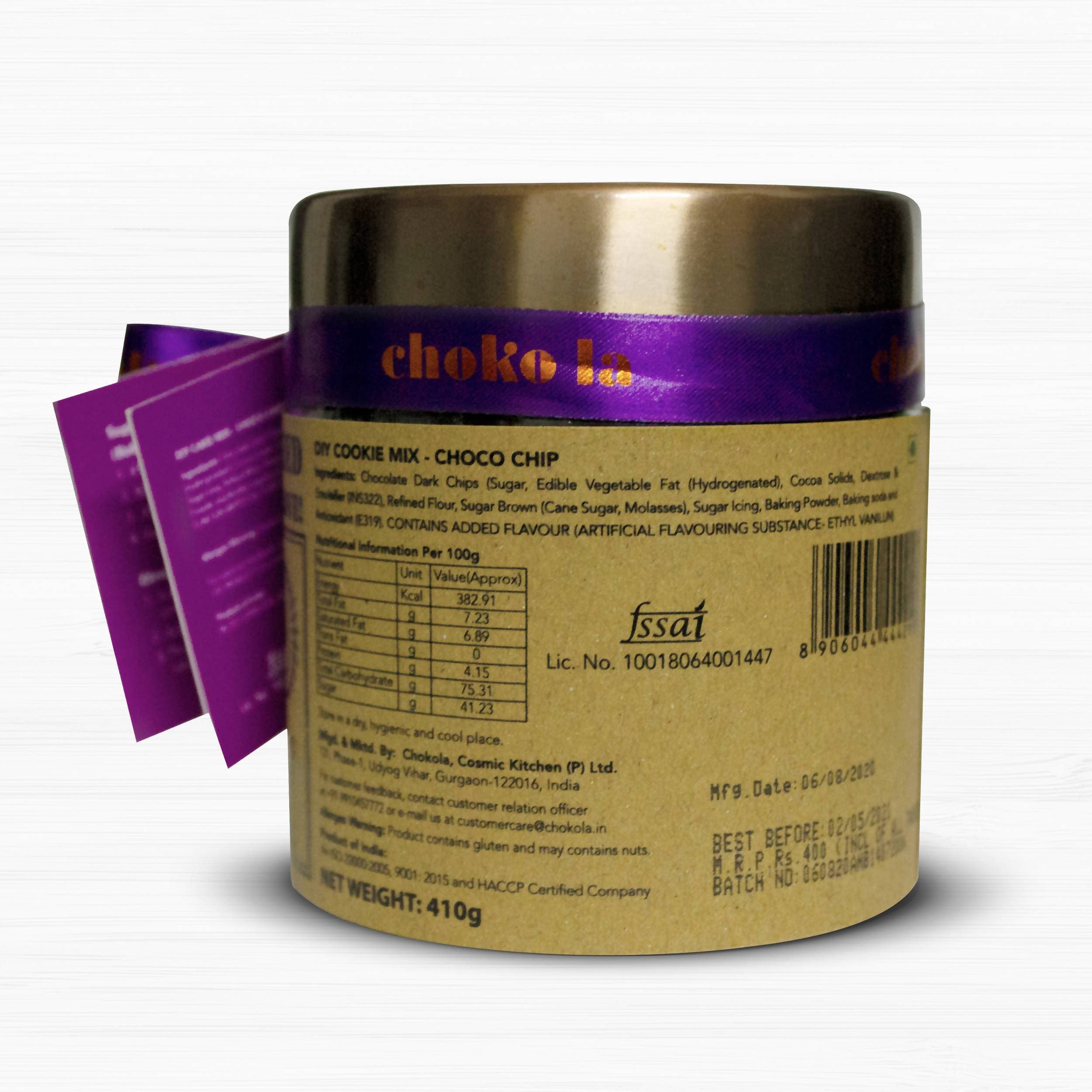 Choko La Homemade Happiness DIY Cookie Choco Chip Mix