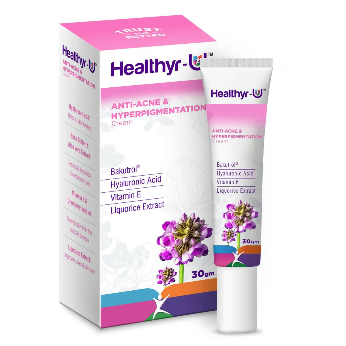 Healthyr-U Anti Acne & Hyperpigmentation Cream - Distacart
