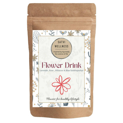 Satvi Wellness Mix Flower Drink | Mixed Flower tea - Distacart