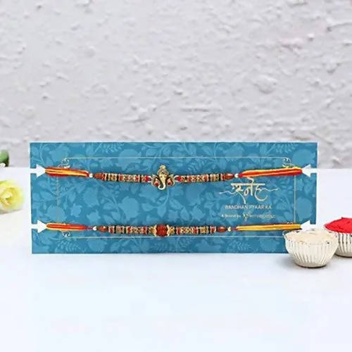 Shree Rakhi Set and Dairy Milk Crackle Chocolates Online