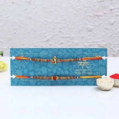 Shree Rakhi Set and Dairy Milk Crackle Chocolates Online