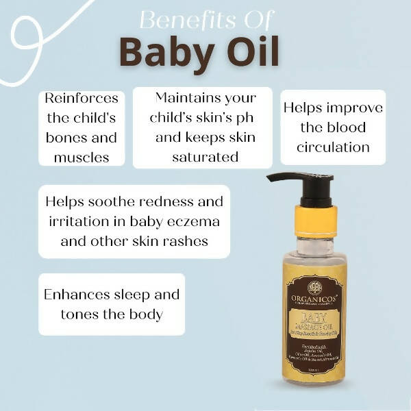 Organicos Baby Massage Oil - Distacart